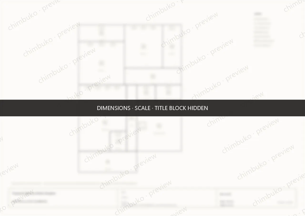 Electrical layout sheet — obscured preview