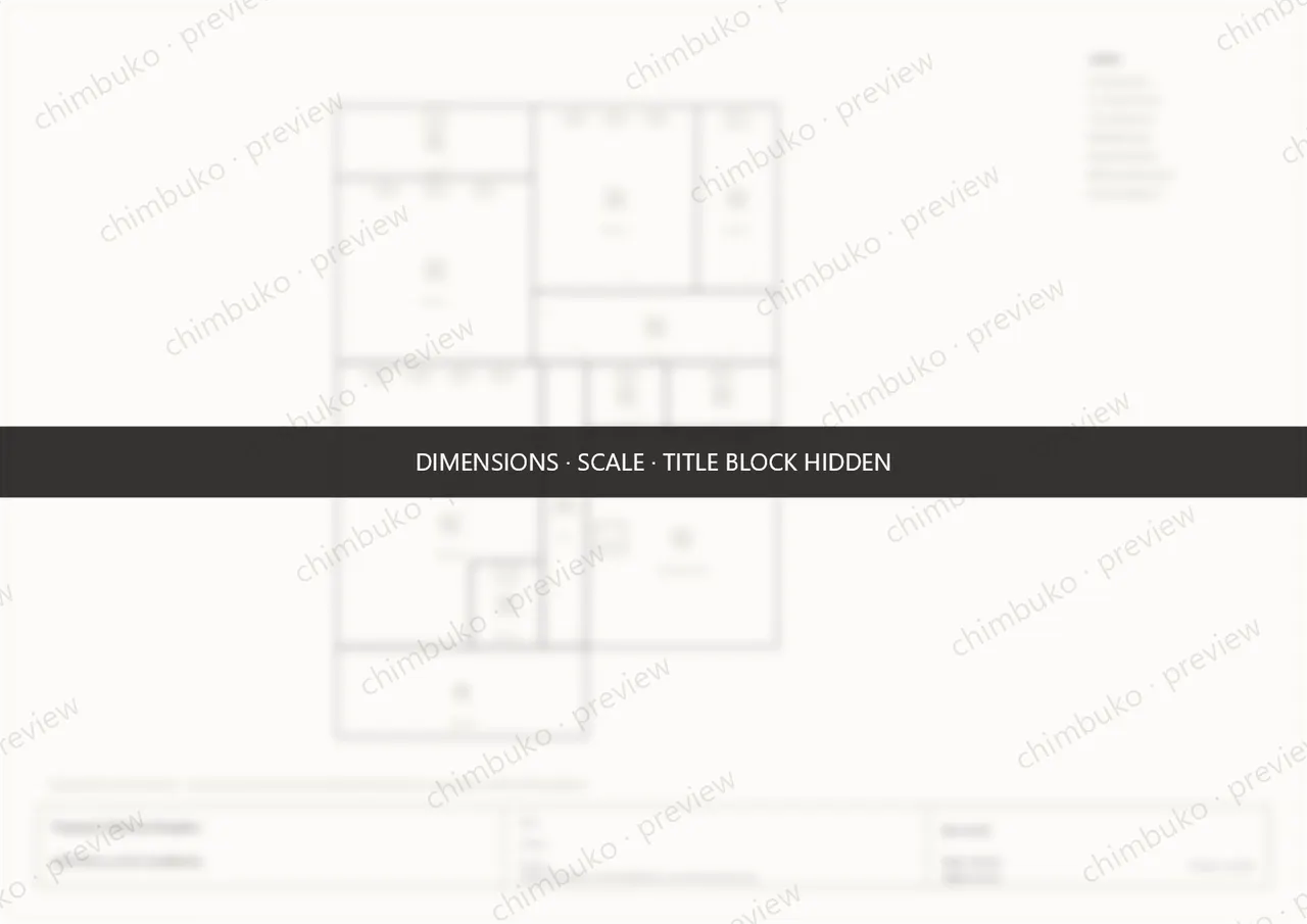 Electrical layout sheet — obscured preview