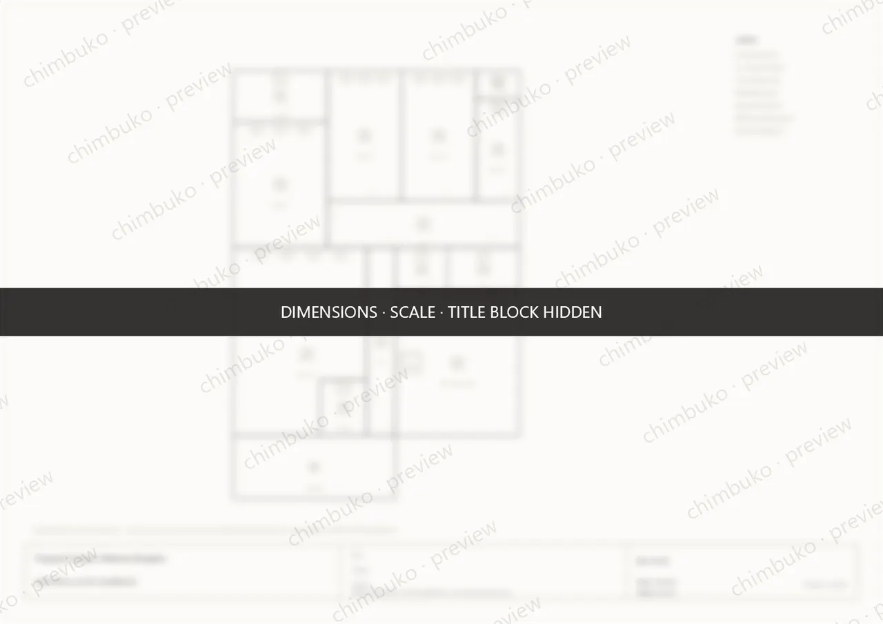 Electrical layout sheet — obscured preview