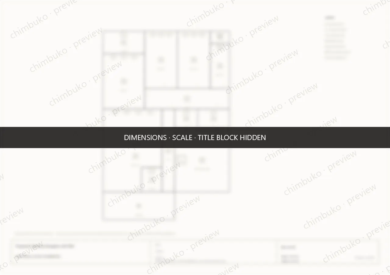 Electrical layout sheet — obscured preview