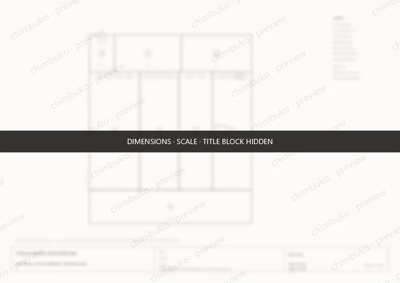 Electrical layout sheet — obscured preview
