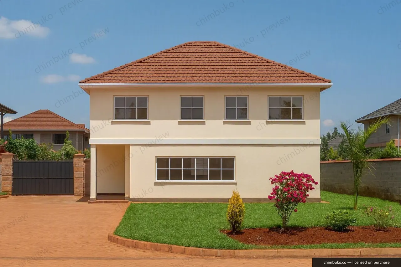 Left side view of the classic 4-bedroom maisonette