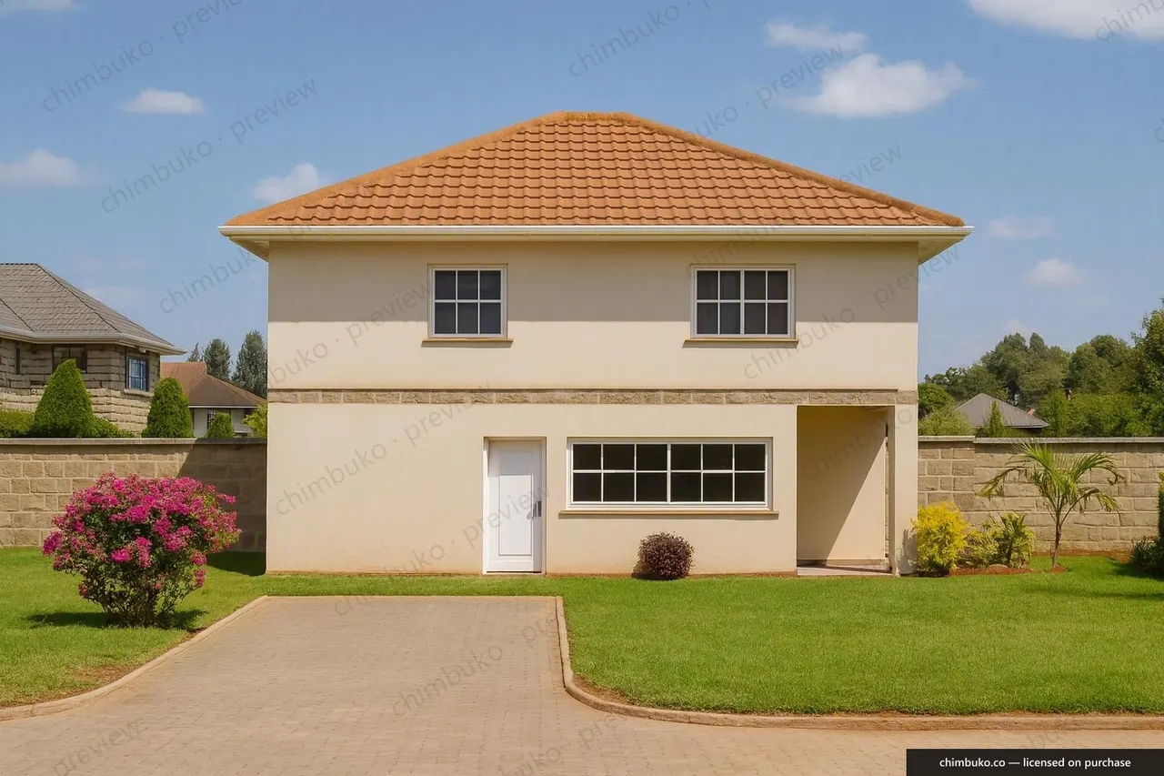 Right side view of the classic 4-bedroom maisonette