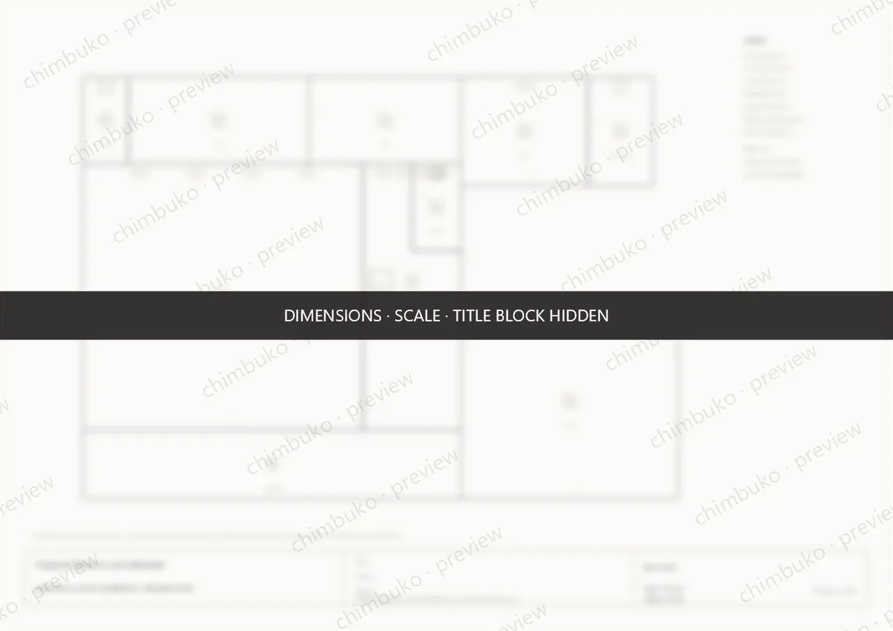 Electrical layout sheet — obscured preview