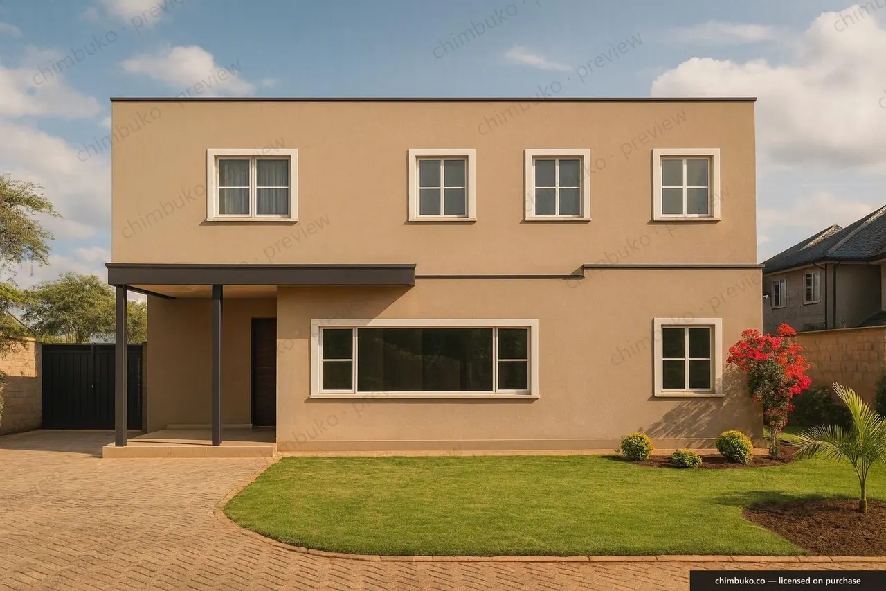 Left side view of the 5-bedroom luxury maisonette