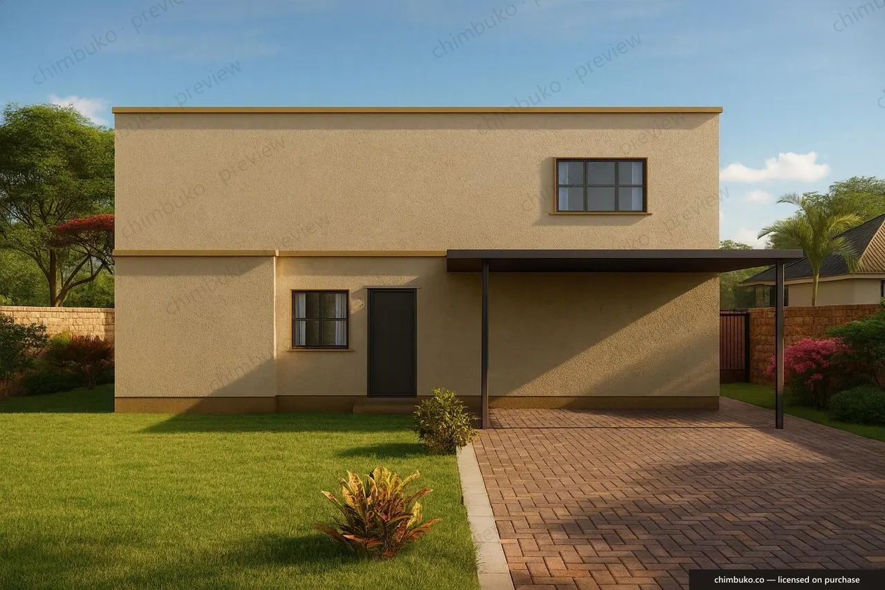 Right side view of the 5-bedroom luxury maisonette